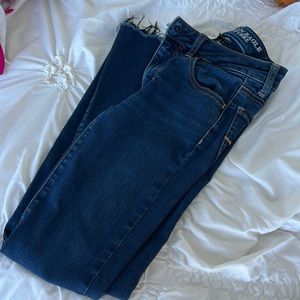 American Eagle Dark Wash High Rise Jegging 2